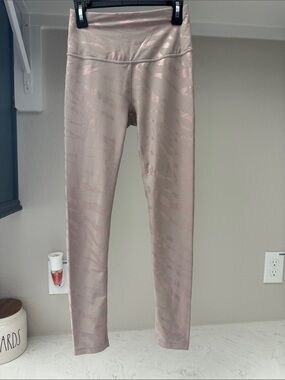 CALIA by Carrie Underwood Girls' Shimmery Blush Pink Leggings
